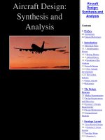Aircraft Design: Synthesis and Analysis - part 1 doc