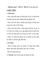 Sinh học lớp 9 - Tiết 33 - Bài 32: Công nghệ gen potx