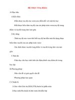 Giáo án Hình Học lớp 10: HỆ TRỤC TOẠ ĐỘ(2) pps