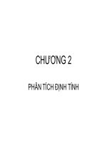 CHƯƠNG 2 PHÂN TÍCH ĐỊNH TÍNH pptx