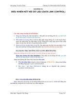 ĐIỀU KHIỂN KẾT NỐI DỮ LIỆU (DATA LINK CONTROL) docx
