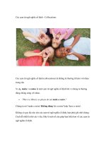 Các cụm từ ngữ nghĩa cố định - Collocations pdf