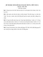 Đề thi học sinh giỏi toán lớp 4 - 2 ppsx