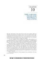 CHAPTER 10: TIME-VARYING FIELDS AND MAXWELL''''S EQUATIONS pot