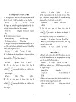 ÔN TẬP ĐẠI CƯƠNG VỀ SÓNG CƠ HỌC docx