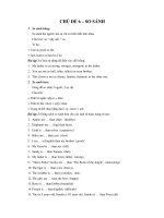 CHỦ ĐỀ 6 – SO SÁNH potx