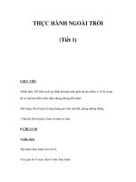 THỰC HÀNH NGOÀI TRỜI (Tiết 1) doc
