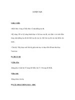 LUYỆN TẬP MẶT PHẲNG TỌA ĐỘ ppt