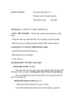 SỔ GIÁO ÁN THỰC HÀNH TRỒNG TRỌT CHĂN NUÔI - GIÁO ÁN SỐ 4 docx