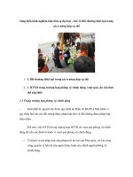 Sáng kiến kinh nghiệm luật dân sự đại học – bài 11 Bồi thường thiệt hại trong các trường hợp cụ thể potx