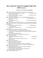 ĐỀ CƯƠNG ÔN THI TỐT NGHIỆP THPT 2011 MÔN VẬT LÍ PHẦN : MẮT VÀ DỤNG CỤ QUANG HỌC ppsx