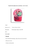 Sáng kiến kinh nghiệm môn mỹ thuật lớp 2 – bài vẽ cái mũ pptx