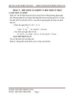 BÔI TRƠN ĂN KHỚP VÀ BÔI TRƠN Ổ TRỤC ppt