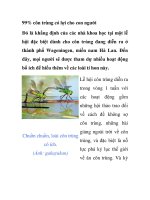 99% côn trùng có lợi cho con người docx