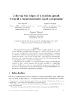 Báo cáo toán học: 