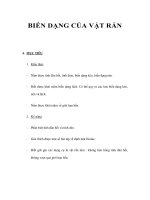 BIẾN DẠNG CỦA VẬT RẮN ppt