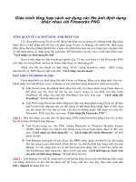 Giáo trình tổng hợp cách sử dụng các file ảnh định dạng khác nhau với Fireworks PNG phần 1 pps