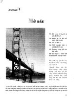 Vật lí đại cương các nguyên lí và ứng dụng - Tập 1 Cơ học và nhiệt học - Chương 1 pps