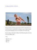 Các động từ chơi thể thao - Do Play Go ppt