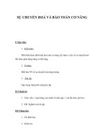 SỰ CHUYỂN HOÁ VÀ BẢO TOÀN CƠ NĂNG pot