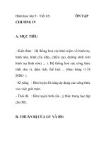 Hình học lớp 9 - Tiết 65: ÔN TẬP CHƯƠNG IV pps