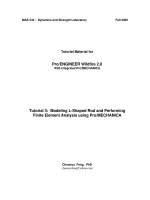 Tutorial Material for Pro/ENGINEER Wildfire 2.0 pdf