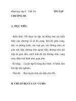 Hình học lớp 9 - Tiết 55: CHƯƠNG III ÔN TẬP docx