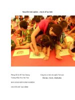 Sáng kiến kinh nghiệm – chuyên đề tạo hình ppt