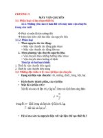 Quy trình thiết bị trong Công nghệ sinh học Chương 3 - Máy vận chuyển doc