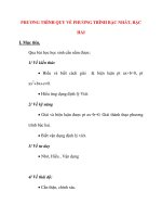 Giáo án Đại Số lớp 10: PHƯƠNG TRÌNH QUY VỀ PHƯƠNG TRÌNH BẬC NHẤT, BẬC HAI doc