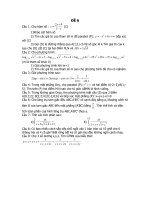 Đề ôn tập môn toán - đề 33 pptx