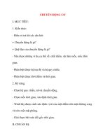 Giáo án Vật Lý lớp 10: CHUYỂN ĐỘNG CƠ ppsx