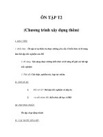 ÔN TẬP T2 (Chương trình xây dựng thêm) docx