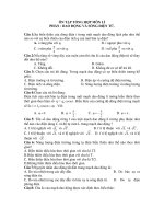 ÔN TẬP TỔNG HỢP MÔN LÍ PHẦN : DAO ĐỘNG VÀ SÓNG ĐIỆN TỪ ppsx