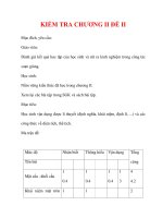 Giáo án HÌnh học 12 ban tự nhiên : Tên bài dạy : KIỂM TRA CHƯƠNG II ĐỀ II pdf