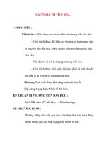 Giáo án Sinh Học lớp 12 Ban Tự Nhiên: CÁC NHÂN TỐ TIẾN HÓA. ppt