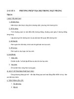 PHƯƠNG PHÁP TỌA ĐỘ TRONG MẶT PHẲNG (TT) ppsx