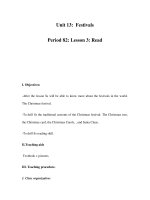 Unit 13: Festivals Period 82: Lesson 3: Read pdf