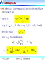 Bài giảng lý thuyết điều khiển tự động - Phân tích và thiết kế hệ thống điều khiển rời rạc part 4 pdf