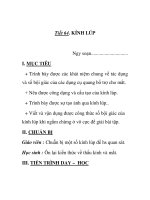 Tiết 64. KÍNH LÚP docx