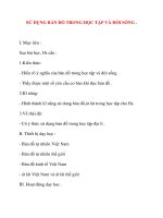 Giáo án Địa Lý lớp 10: SỬ DỤNG BẢN ĐỒ TRONG HỌC TẬP VÀ ĐỜI SỐNG ppt