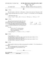 KÌ THI CHỌN HỌC SINH GIỎI LỚP 12 THPT Năm học : 2010 - 2011 Môn : Vật Lý pptx