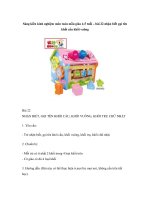 Sáng kiến kinh nghiệm môn toán mẫu giáo 4-5 tuổi – bài 22 nhận biết gọi tên khối cầu khối vuông ppt