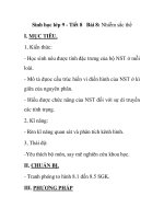 Sinh học lớp 9 - Tiết 8 Bài 8: Nhiễm sắc thể ppsx