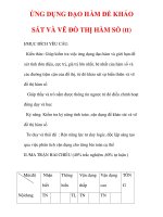 Giáo án Giải tích 12 ban tự nhiên : Tên bài dạy : ỨNG DỤNG ĐẠO HÀM ĐỂ KHẢO SÁT VÀ VẼ ĐỒ THỊ HÀM SỐ (tt) pot