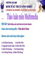 Thảo luận môn Multimedia pps