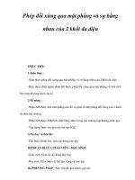 Phép đối xứng qua mặt phẳng và sự bằng nhau của 2 khối đa diện ppsx