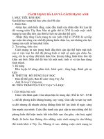 Giáo án Lịch Sử lớp 10: CÁCH MẠNG HÀ LAN VÀ CÁCH MẠNG ANH pps