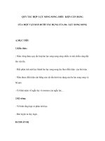 QUY TẮC HỢP LỰC SONG SONG - ĐIỀU KIỆN CÂN BẰNG CỦA MỘT VẬT RẮN DƯỚI TÁC DỤNG CỦA BA LỰC SONG SONG potx