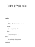 ÔN TẬP CHƯƠNG I: CƠ HỌC potx